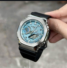 Casio G-Shock GM-B2100 with Sky Blue Dial