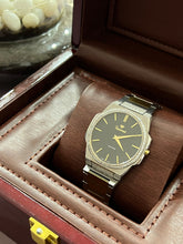 Sapphire - Two Tone Silver with Gold Color - Moissanite Diamond Watch