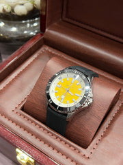 WATCH SUPEROCEAN 42 SS YELLOW DIAL AUTOMATIC WINDING MEN'S WATCH