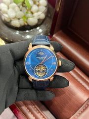 ROSE LEATHER AUTOMATIC MEN'S WATCH