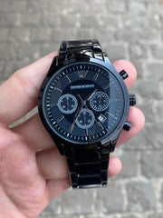 Emporio Armani Black Chronograph Men’s Watch