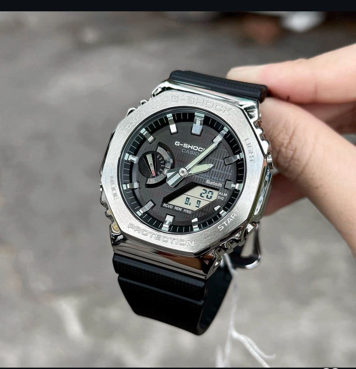 Casio G-Shock GM-B2100 with Sky Blue Dial