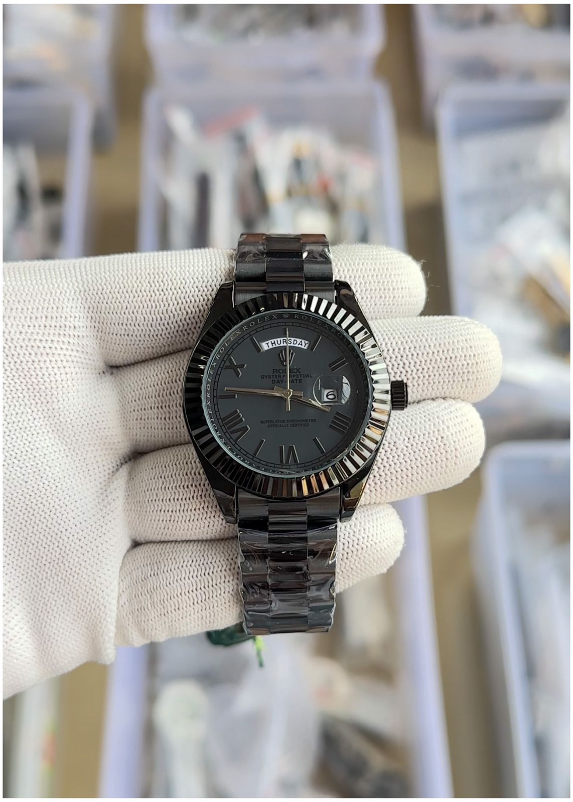 Rolex Day-Date 40  Diamond Bezel